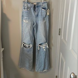 Altar’d State straight leg light wash jeans